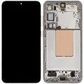 OLED Assembly With Frame For Samsung Galaxy S24 Plus 5G (US & International Version)  (Aftermarket Plus) (120Hz) (Amber Yellow)