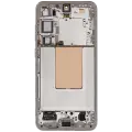 OLED Assembly With Frame For Samsung Galaxy S24 Plus 5G (US & International Version)  (Aftermarket Plus) (120Hz) (Amber Yellow)