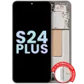 OLED Assembly With Frame For Samsung Galaxy S24 Plus 5G (US & International Version) (Service Pack) (Amber Yellow)