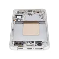 OLED Assembly With Frame For Samsung Galaxy S24 Plus 5G (US & International Version) (Used OEM Pull: Grade B/C) (Marble Grey)