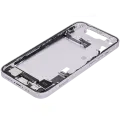 Mid-Frame Housing  W/ Charging Port Flex & Small Parts  For iPhone 14 (EU / Global Version) (Used OEM Pull: Grade B) (Purple)