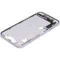 Mid-Frame Housing  W/ Charging Port Flex & Small Parts  For iPhone 14 (EU / Global Version) (Used OEM Pull: Grade C) (Purple)