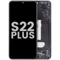 OLED Assembly With Frame For Samsung Galaxy S22 Plus 5G (Used OEM Pull: Grade A) (Phantom Black)