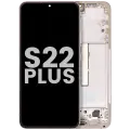 OLED Assembly With Frame For Samsung Galaxy S22 Plus 5G (Used OEM Pull: Grade B/C) (Pink Gold)