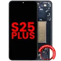 OLED Assembly With Frame For Samsung Galaxy S25 Plus 5G  (US & International Version) (Aftermarket Plus) (Blue Black)