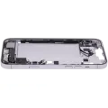 Mid-Frame Housing  W/ Charging Port Flex & Small Parts  For iPhone 14 Plus (EU / Global Version) (Used OEM Pull: Grade C) (Purple)