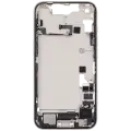 Mid-Frame Housing  W/ Charging Port Flex & Small Parts  For iPhone 14 (EU / Global Version) (Used OEM Pull: Grade A) (Starlight)