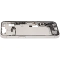 Mid-Frame Housing  W/ Charging Port Flex & Small Parts  For iPhone 14 (EU / Global Version) (Used OEM Pull: Grade A) (Starlight)