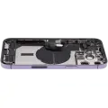 Back Housing W/ Charging Port Flex & Small Parts  For iPhone 14 Pro Max (US Version) (Used OEM Pull: Grade B) (Deep Purple)