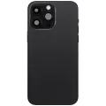 Back Housing W/ Charging Port Flex & Small Parts  For iPhone 14 Pro Max (US Version) (Used OEM Pull: Grade B) (Space Black)