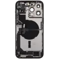 Back Housing W/ Charging Port Flex & Small Parts  For iPhone 14 Pro Max (US Version) (Used OEM Pull: Grade B) (Space Black)