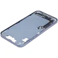 Mid-Frame Housing  W/ Charging Port Flex & Small Parts  For iPhone 14 Plus (US Version) (Used OEM Pull: Grade B) (Blue)