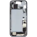 Mid-Frame Housing  W/ Charging Port Flex & Small Parts  For iPhone 15 Plus (US Version) (Used OEM Pull: Grade A) (Blue)