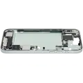 Mid-Frame Housing  W/ Charging Port Flex & Small Parts  For iPhone 15 Plus (US Version) (Used OEM Pull: Grade A) (Green)