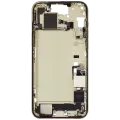Mid-Frame Housing  W/ Charging Port Flex & Small Parts  For iPhone 15 Plus (US Version) (Used OEM Pull: Grade A) (Yellow)