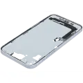 Mid-Frame Housing  W/ Charging Port Flex & Small Parts  For iPhone 15 Plus (US Version) (Used OEM Pull: Grade B) (Blue)