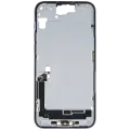 Mid-Frame Housing  W/ Charging Port Flex & Small Parts  For iPhone 15 Plus (US Version) (Used OEM Pull: Grade C) (Blue)