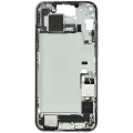 Mid-Frame Housing  W/ Charging Port Flex & Small Parts  For iPhone 15 Plus (US Version) (Used OEM Pull: Grade C) (Green)