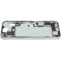 Mid-Frame Housing  W/ Charging Port Flex & Small Parts  For iPhone 15 Plus (US Version) (Used OEM Pull: Grade C) (Green)