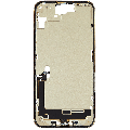 Mid-Frame Housing  W/ Charging Port Flex & Small Parts  For iPhone 15 Plus (US Version) (Used OEM Pull: Grade C) (Yellow)