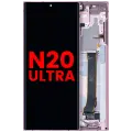 OLED Assembly With Frame For Samsung Galaxy Note 20 Ultra 5G (Aftermarket Plus) (Mystic Bronze)