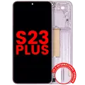 OLED Assembly With Frame For Samsung Galaxy S23 Plus (US & International) (Aftermarket Plus) (Lavender)