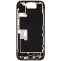 Mid-Frame Housing  W/ Charging Port Flex & Small Parts  For iPhone 16 Pro (US Version) (Used OEM Pull: Grade C) (Desert Titanium)