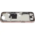 Mid-Frame Housing  W/ Charging Port Flex & Small Parts  For iPhone 16 Pro (US Version) (Used OEM Pull: Grade B) (Desert Titanium)