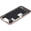 Mid-Frame Housing  W/ Charging Port Flex & Small Parts  For iPhone 16 Pro (US Version) (Used OEM Pull: Grade A) (Desert Titanium)