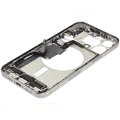 Mid-Frame Housing  W/ Charging Port Flex & Small Parts  For iPhone 15 Pro Max (US Version) (Used OEM Pull: Grade C) (Natural Titanium)