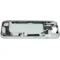 Mid-Frame Housing  W/ Charging Port Flex & Small Parts  For iPhone 15 (US Version) (Used OEM Pull: Grade C) (Green)