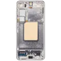 OLED Assembly With Frame For Samsung Galaxy S24 5G (US & International Version) (Used OEM Pull: Grade B/C) (Marble Grey)