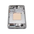 OLED Assembly With Frame For Samsung Galaxy S24 5G (US & International Version) (Used OEM Pull: Grade B/C) (Marble Grey)