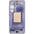 OLED Assembly With Frame For Samsung Galaxy S24 5G (US & International Version) (Used OEM Pull: Grade A) (Cobalt Violet)
