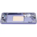 OLED Assembly With Frame For Samsung Galaxy S24 5G (US & International Version) (Used OEM Pull: Grade B/C) (Cobalt Violet)