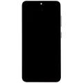 OLED Assembly With Frame For Samsung Galaxy S24 5G (US & International Version) (Used OEM Pull: Grade A) (Onyx Black)
