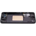 OLED Assembly With Frame For Samsung Galaxy S24 5G (US & International Version) (Used OEM Pull: Grade B/C) (Onyx Black)