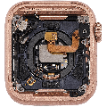 Housing Assembly Compatible For Watch Series 6 (40MM) (Used OEM Pull: Grade A) (Aluminum/Rose Gold) (Cellular Version)