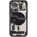 Back Housing W/ Charging Port Flex & Small Parts  For iPhone 12 (EU / Global Version) (Used OEM Pull: Grade B) (Black)