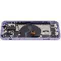 Back Housing W/ Charging Port Flex & Small Parts  For iPhone 12 (EU / Global Version) (Used OEM Pull: Grade B) (Purple)