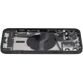 Back Housing W/ Charging Port Flex & Small Parts  For iPhone 12 (EU / Global Version) (Used OEM Pull: Grade C) (Black)
