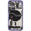 Back Housing W/ Charging Port Flex & Small Parts  For iPhone 12 (EU / Global Version) (Used OEM Pull: Grade C) (Purple)