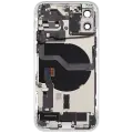 Back Housing W/ Charging Port Flex & Small Parts  For iPhone 12 (EU / Global Version) (Used OEM Pull: Grade C) (White)