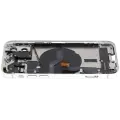 Back Housing W/ Charging Port Flex & Small Parts  For iPhone 12 (EU / Global Version) (Used OEM Pull: Grade C) (White)