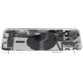 Back Housing W/ Charging Port Flex & Small Parts  For iPhone 12 (EU / Global Version) (Used OEM Pull: Grade C) (White)