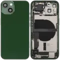 Back Housing W/ Charging Port Flex & Small Parts  For iPhone 13 (US Version) (Used OEM Pull: Grade A) (Green)