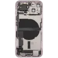 Back Housing W/ Charging Port Flex & Small Parts  For iPhone 13 (US Version) (Used OEM Pull: Grade A) (Pink)