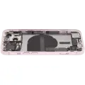 Back Housing W/ Charging Port Flex & Small Parts  For iPhone 13 (US Version) (Used OEM Pull: Grade A) (Pink)