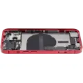 Back Housing W/ Charging Port Flex & Small Parts  For iPhone 13 (US Version) (Used OEM Pull: Grade B) (Red)