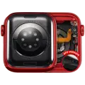 Housing Assembly Compatible For Watch Series 6 (40MM) (Used OEM Pull: Grade A) (Aluminum/Red) (GPS Version)